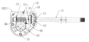 Page C Diagram and Parts List for 317E753F401 1997 Yard Man Snow Blower
